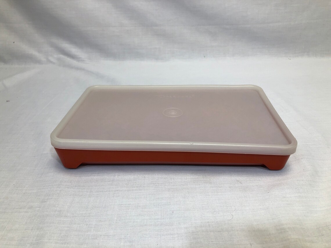 Vintage Tupperware Bacon Keeper, Hot Dog Keeper, Cold Meat Keeper