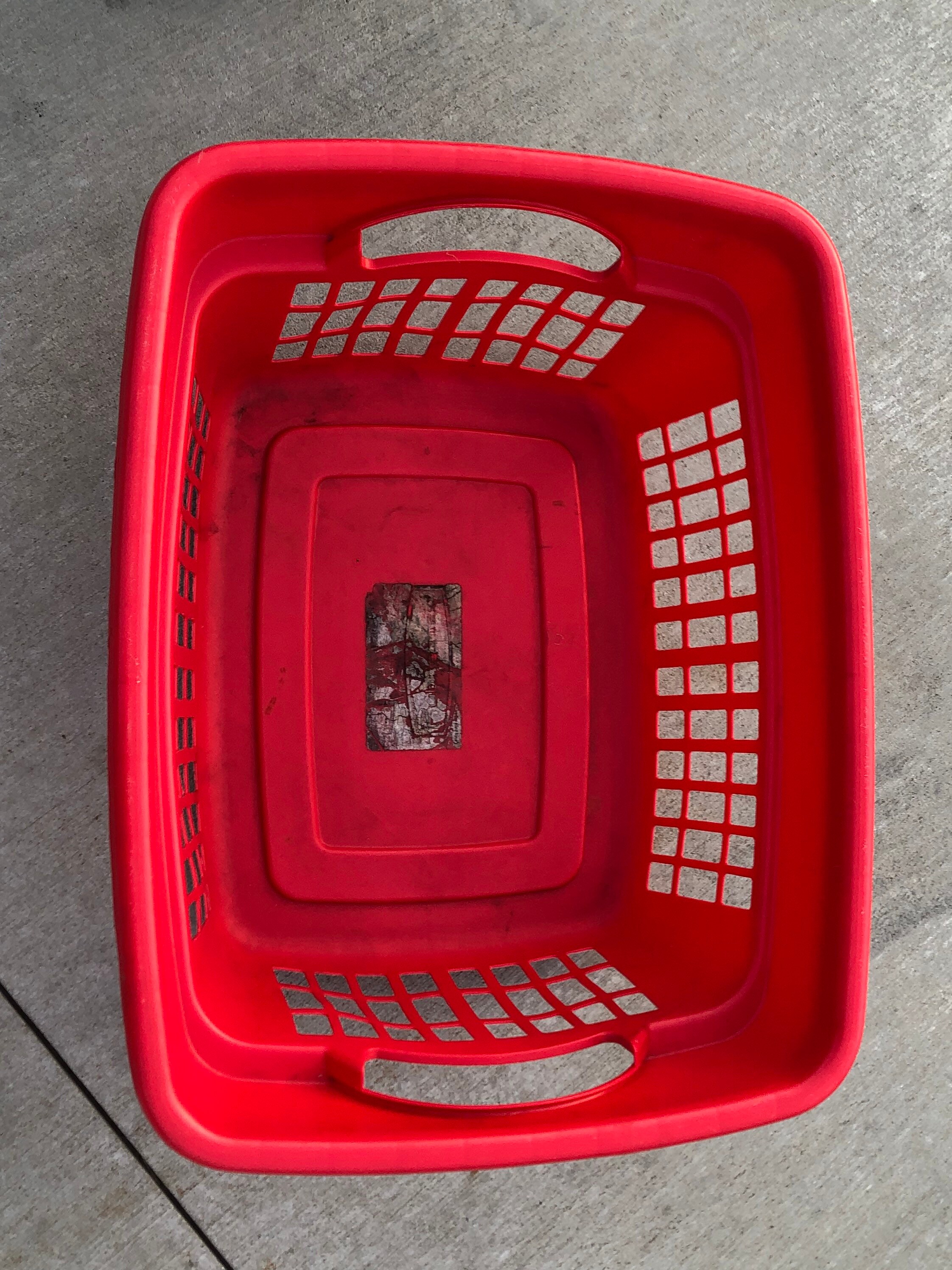 Rubbermaid Laundry Basket MCM Utility Basket Plastic Etsy