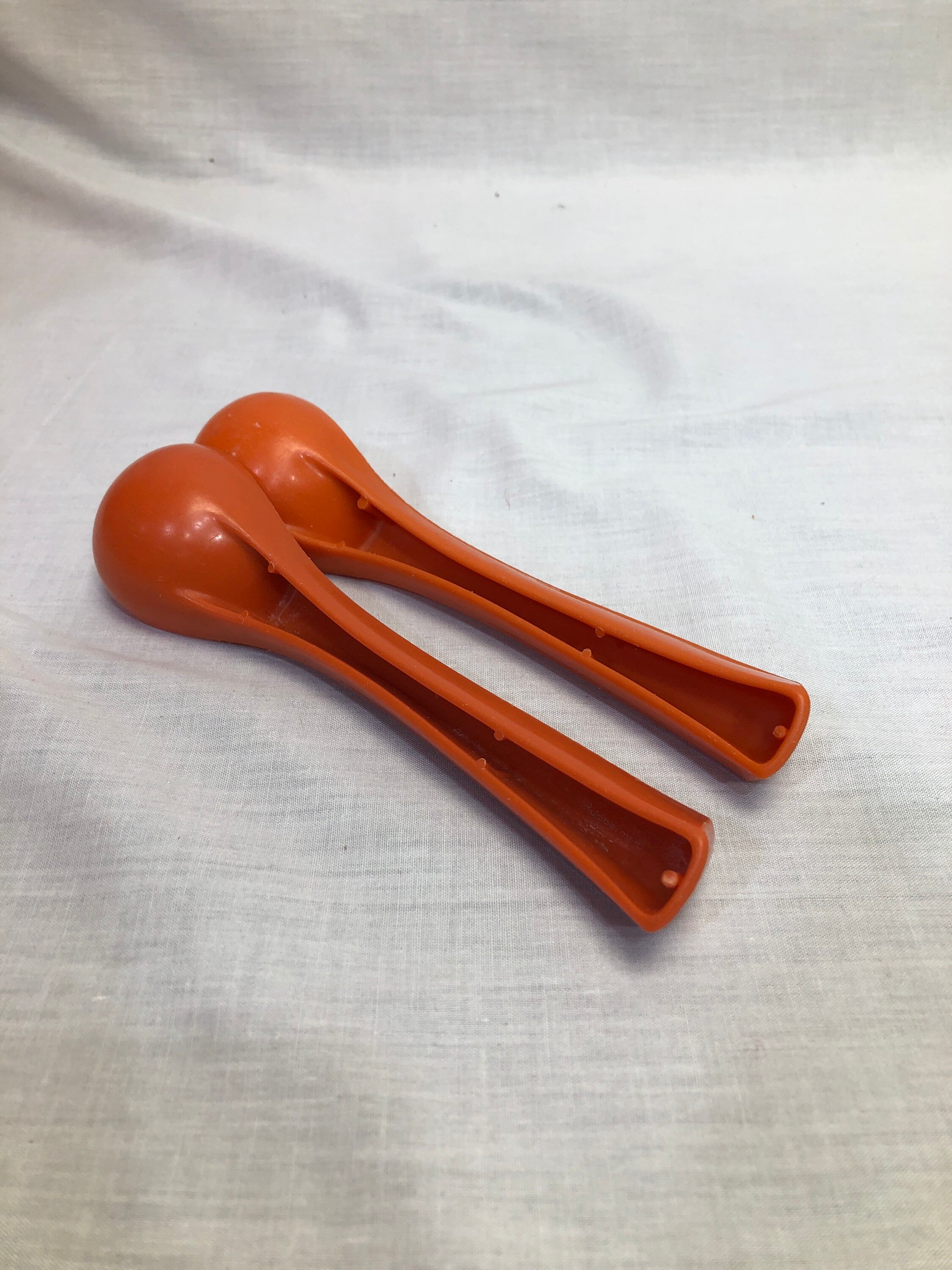 Vintage Rubbermaid Orange Ice Cream Scoop, Rubbermaid 1910, MCM Kitchen