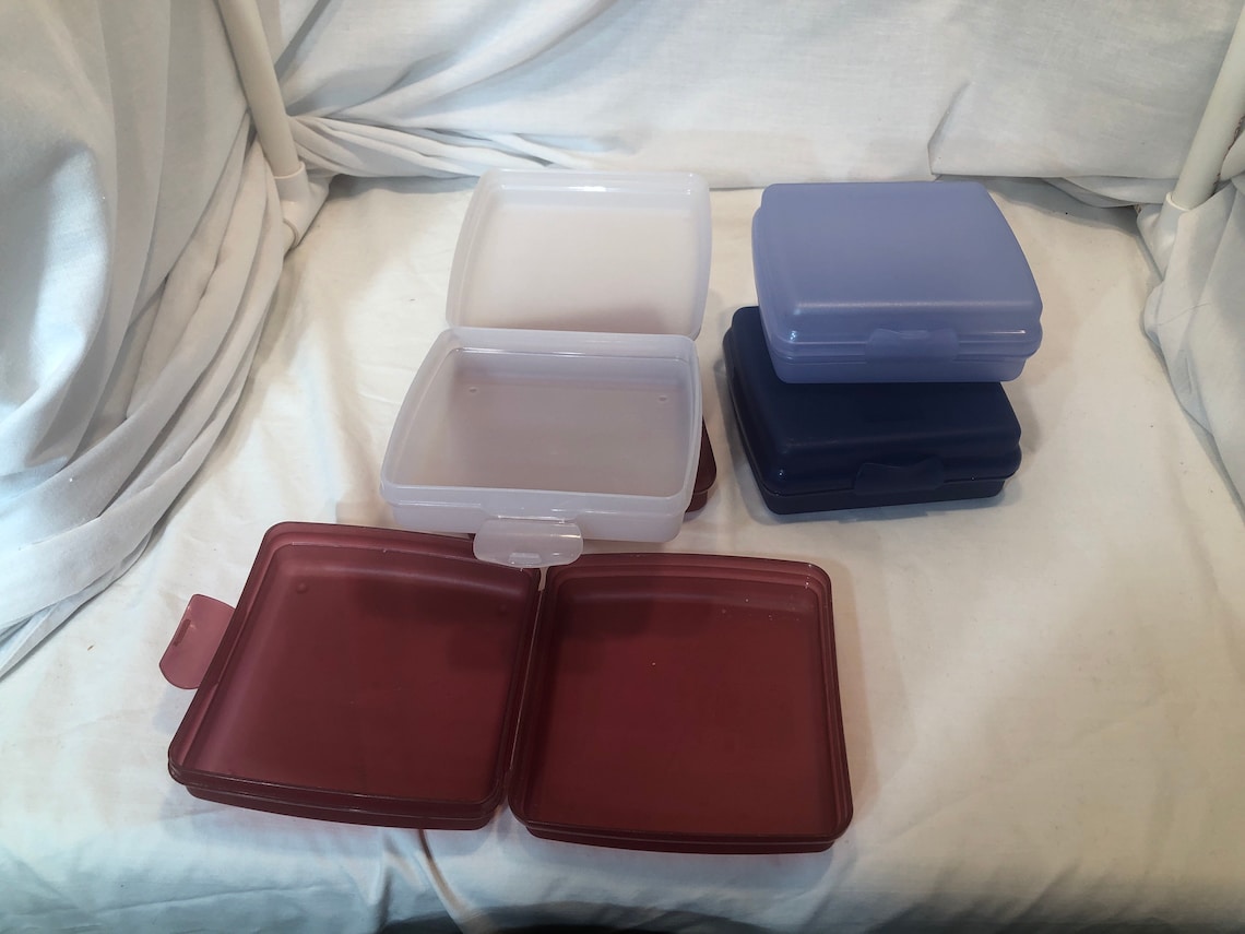Vintage Tupperware sandwich containers sandwich keeper retro Etsy
