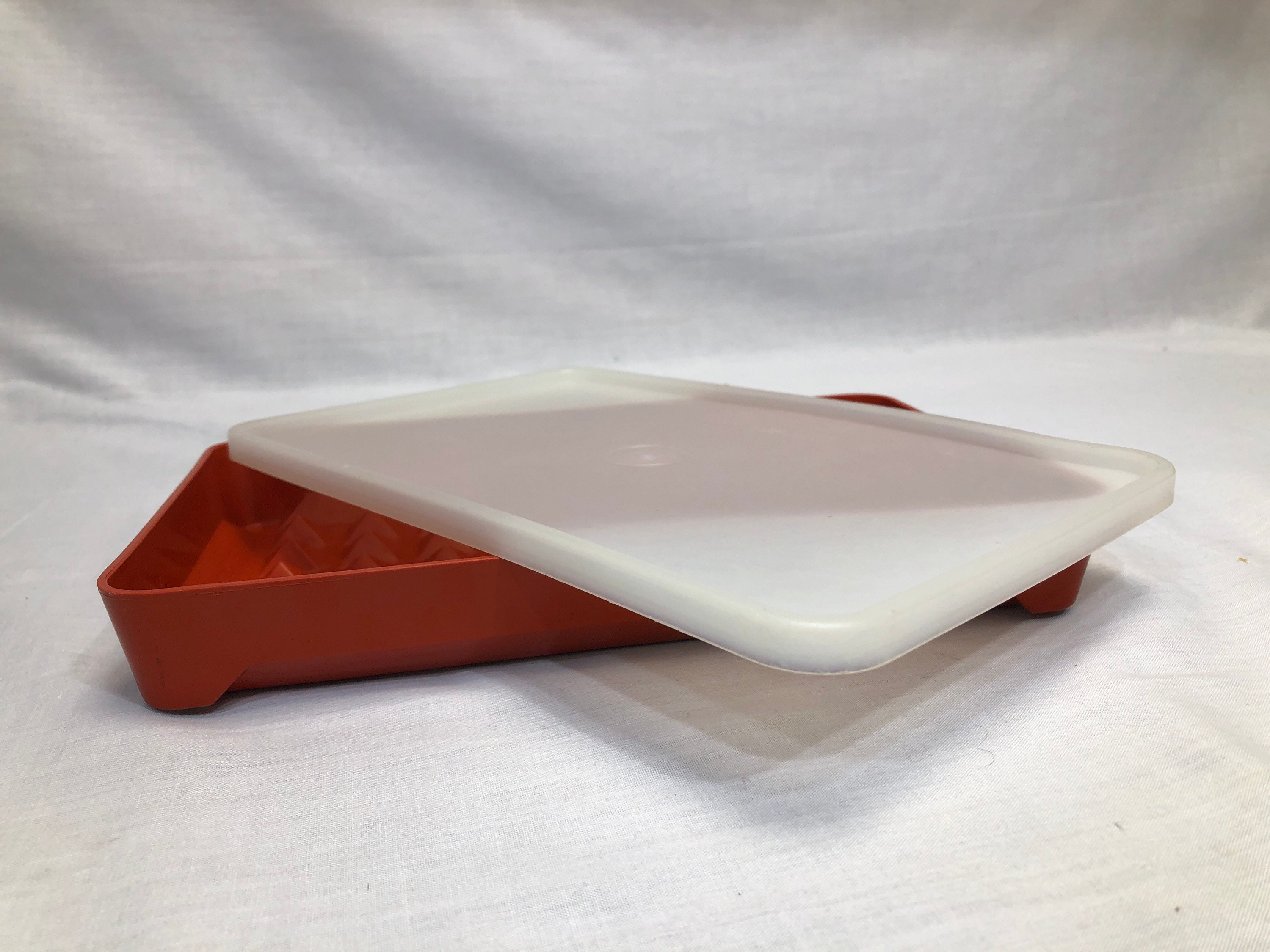 Vintage Tupperware Bacon Keeper, Hot Dog Keeper, Cold Meat Keeper