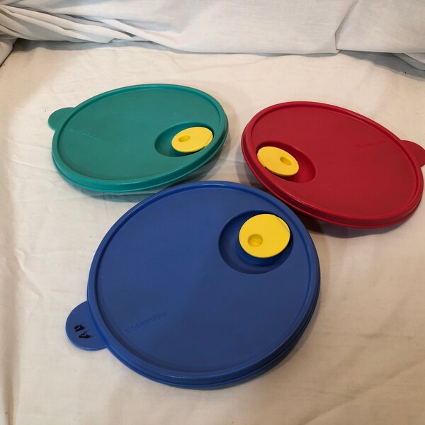 Blue Tupperware Lids Replacement Etsy