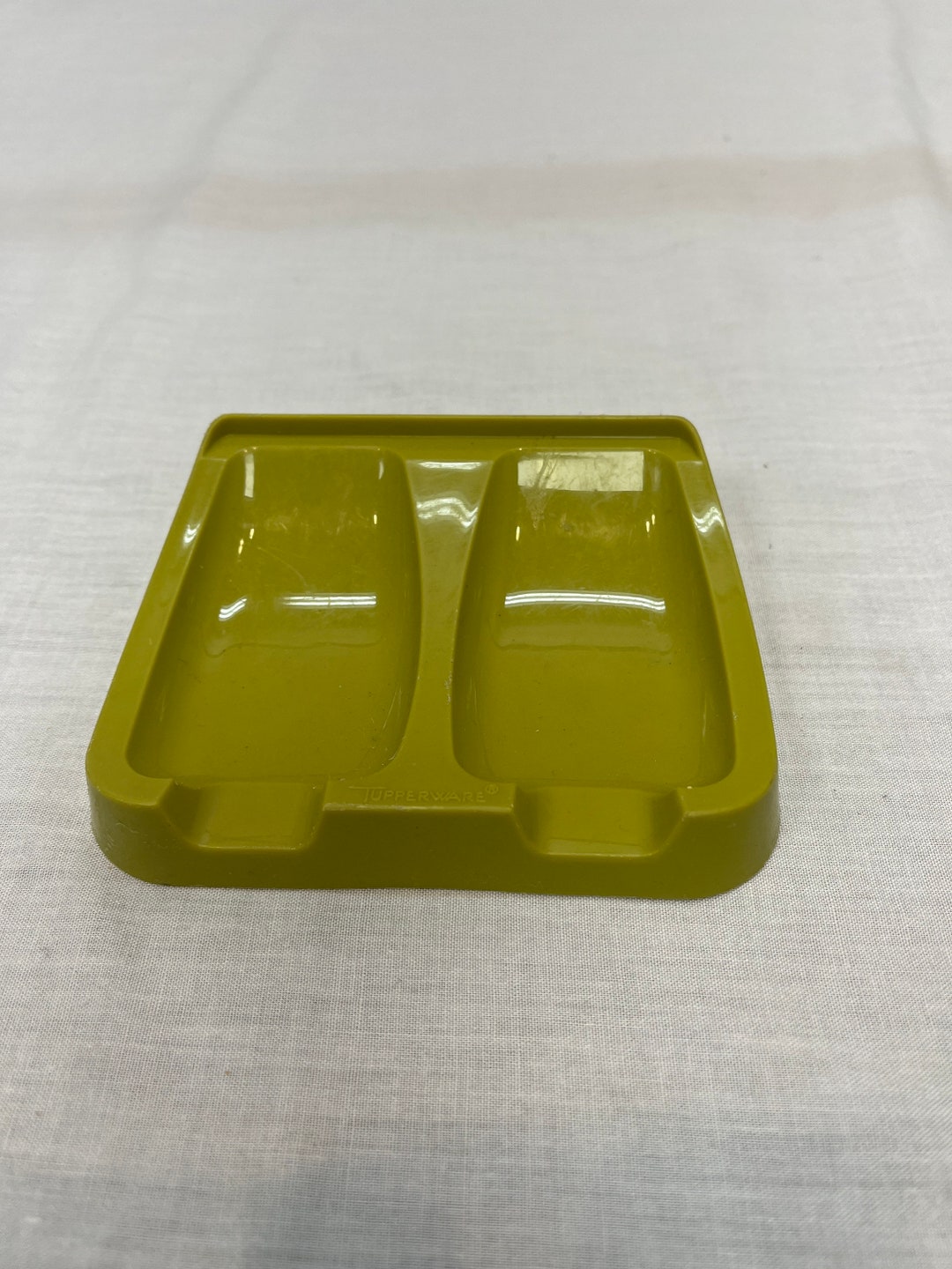 Vintage Tupperware Spoon Rest Spoon Holder Double Spoon Etsy