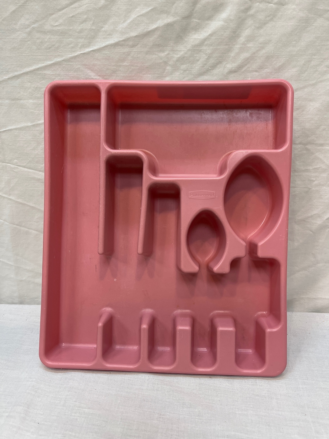 Rubbermaid Utensil Tray Silverware Tray, Pink Large Tray Organizer
