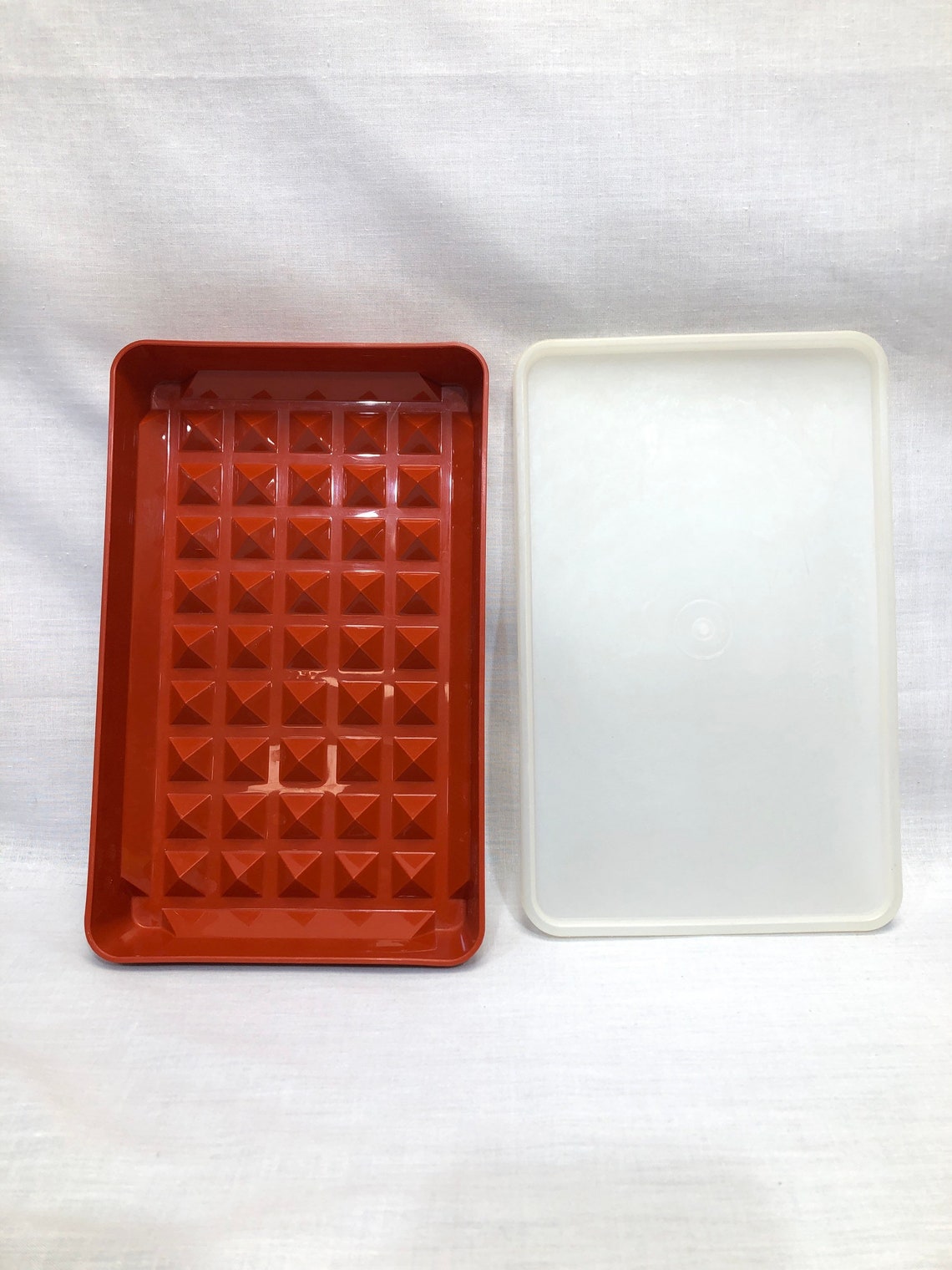 Vintage Tupperware Bacon Keeper Hot Dog Keeper Cold Meat Etsy