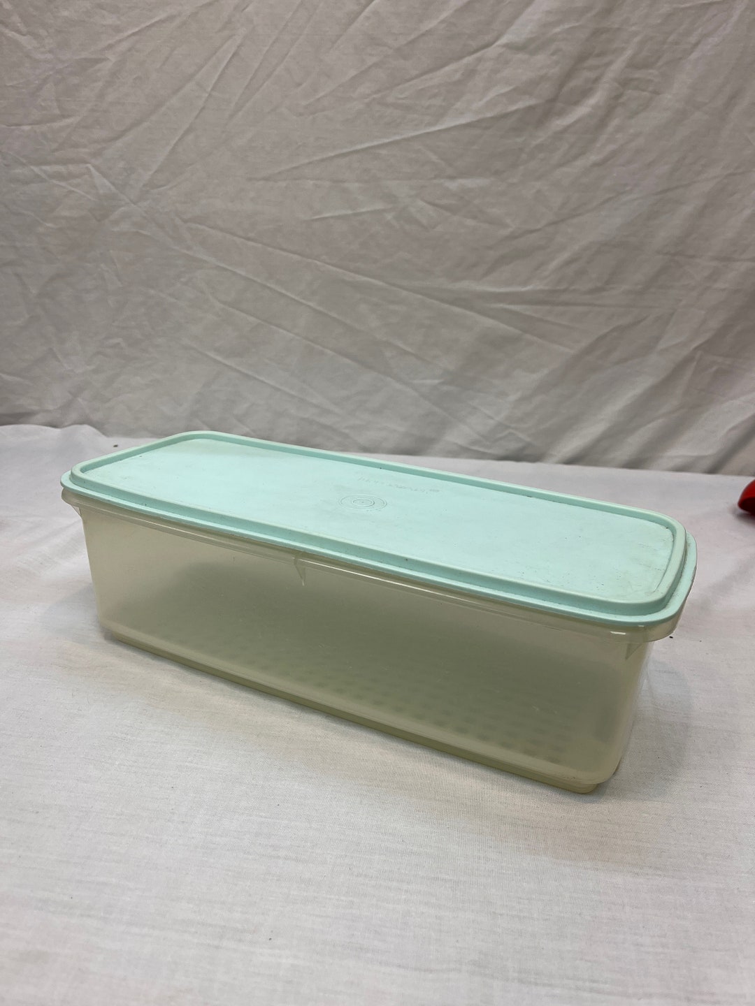 Vintage Tupperware Celery Keeper, Jade Green Tupperware Celery Keeper