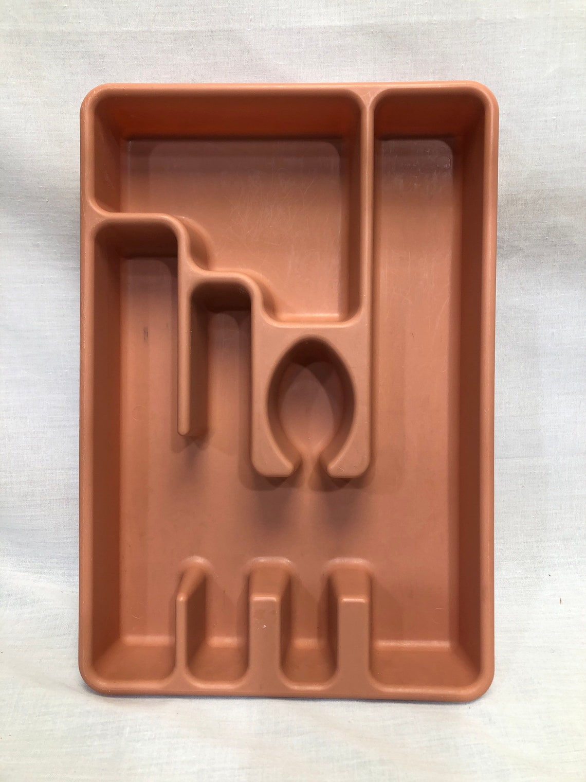 Rubbermaid Utensil Tray Cutlerysilverware Tray Peach Color Etsy