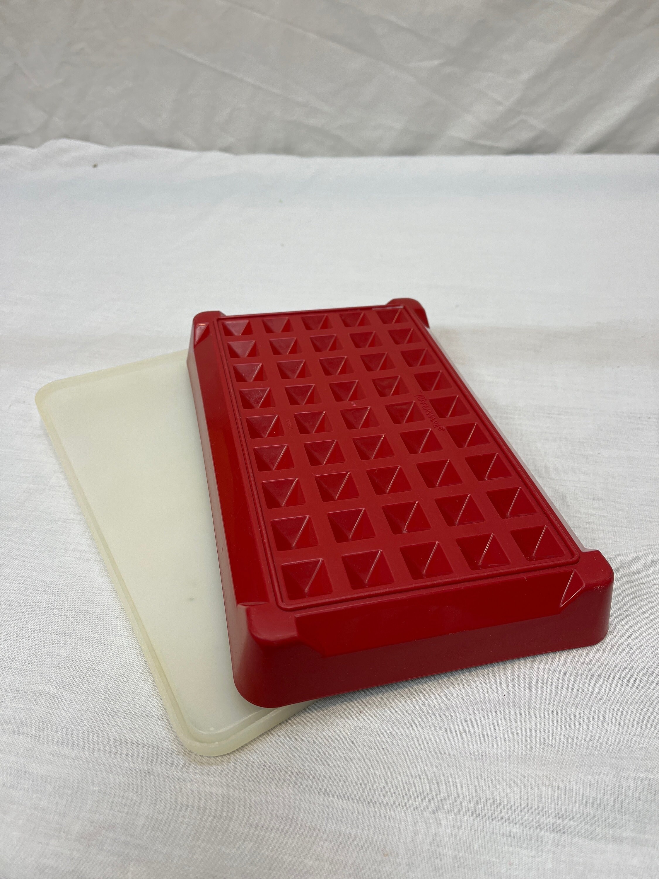 Vintage Tupperware Bacon Keeper Cold Meat Keeper Dark Red Etsy