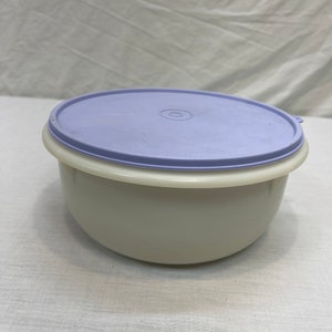 Vintage Tupperware Wonderlier Nesting Bowls 3 Pc Set Pastel With Lids  Summer Storage 