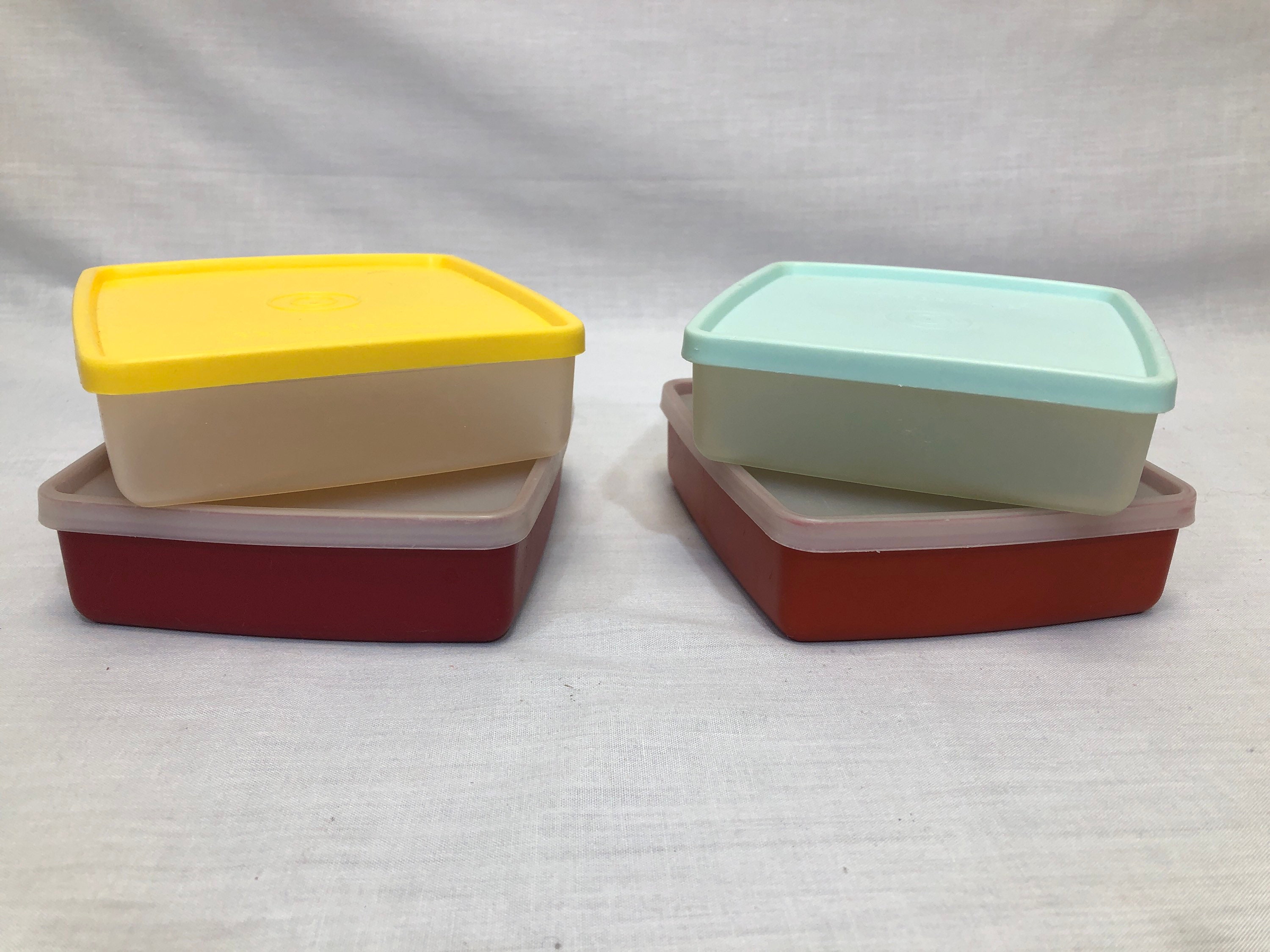 Vintage Tupperware Sandwich Containers, Sandwich Keeper, Retro Tupperware -   Israel