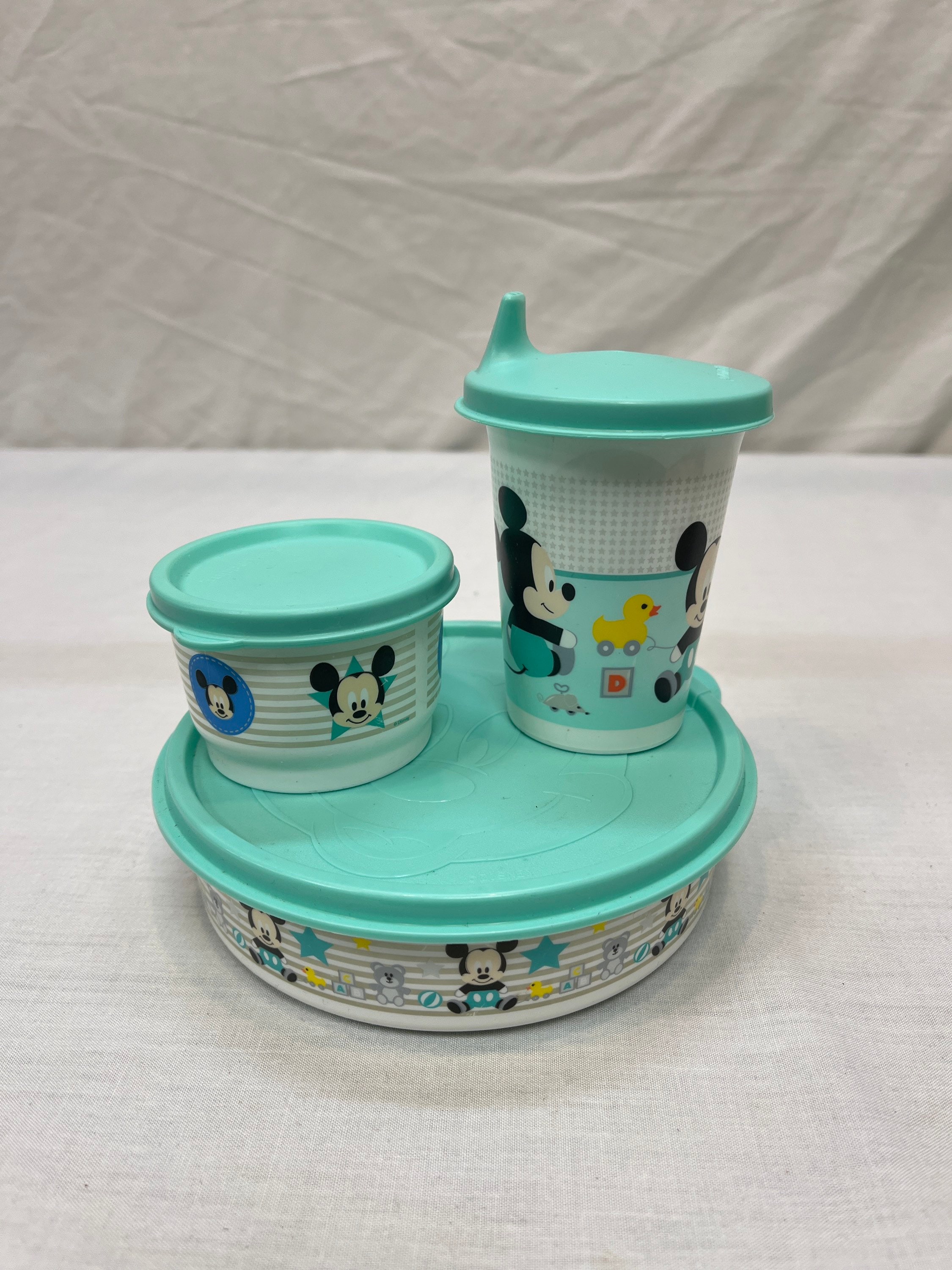 Striped Mickey Ears 12 Oz. Snack Container Custom Snack 