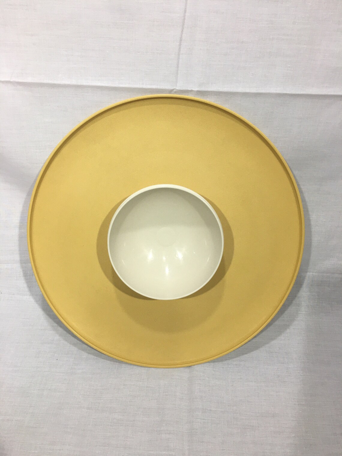 Vintage Tupperware Chip and Dip Bowl With Lid Number 4923 Etsy