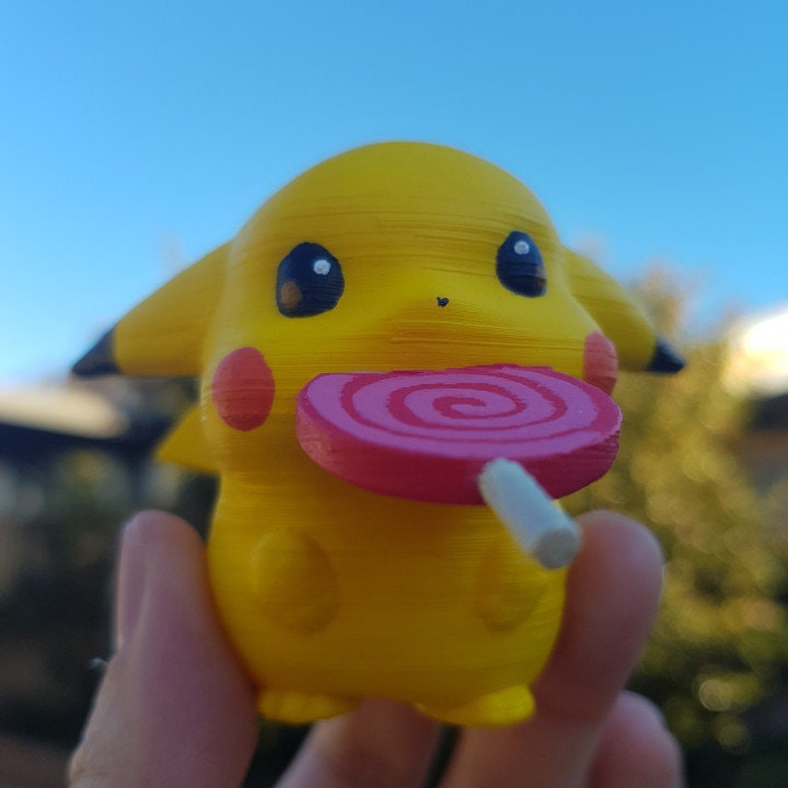 Candy Lollipop Pikachu Model Figure Pokemon 3d Printed 4 Etsy Candy Lollipop Pikachu Model Figure Pokemon 3d Printed 4 Etsy