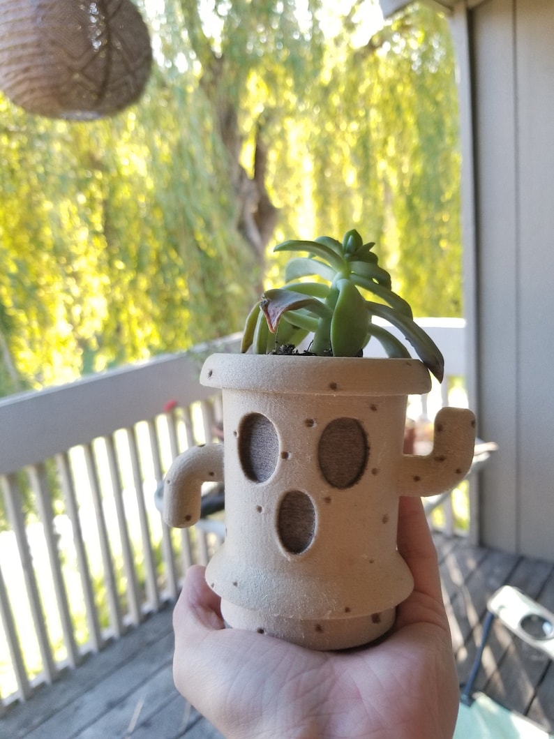 Animal Crossing New Horizons lloid (gyroid) planter 3D Printed - 5cm\/10cm- unpainted\/primed