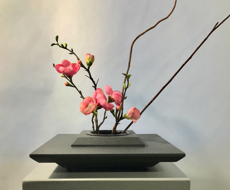 Ikebana Vase Shikakui Ikebana Vase Large Japanese Etsy