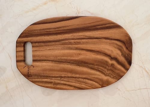 100% Solid Wood Chopping Board for Kitchen Serving Cutting Boards 12.4 x 8 inch- Housewarming Christmas Secret Santa Birthday Gift