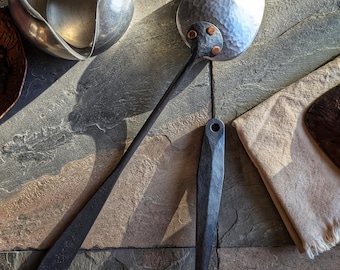 Hand-Forged Stainless Steel Serving Spoon – Strobus Forge