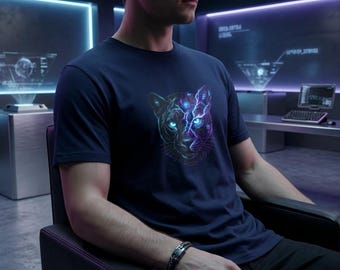 Cybernetic Panther T-Shirt | Circuit Board Techwear Streetwear Graphic Top