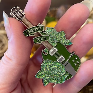 Greeny Rose Pin