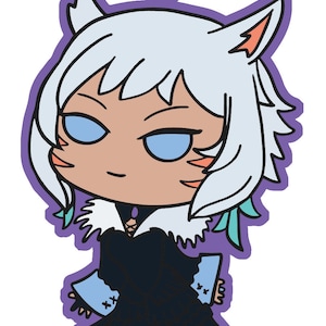 Y&#39;shtola PVC keychain