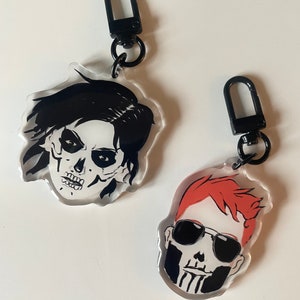 Gideon and Harrow keychains