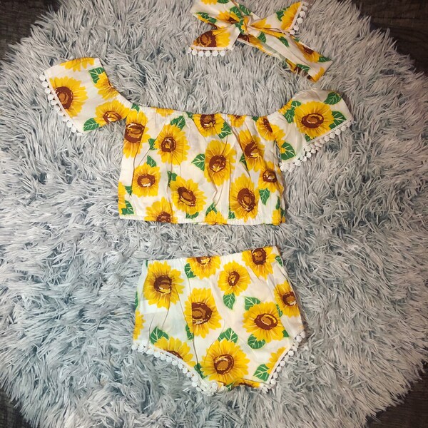 Sunflower Outfit Set