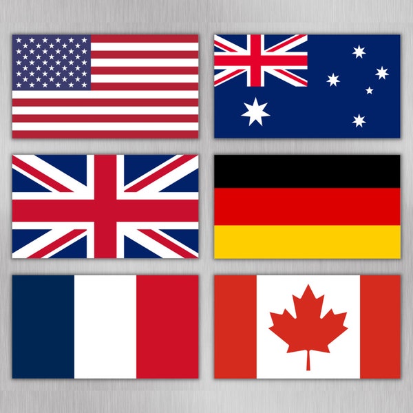 Fridge Countries of the World Etsy