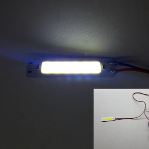 Cold white LED 2W USB 5V, DIY lighting, Led Cob, Strong Led light, led lamp, Lighting signs, Warm white lighting, switch on off, 1m cable