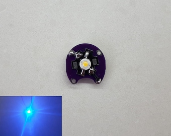 LED Blue button, Miniature light, Powered by CR2032 batteries, Party lighting, lighting Princess, lighting Blue, Small LED personal project