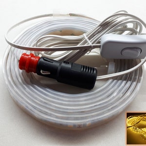Camping lighting, SUV lighting, 12V car connection, lighting Night, lighting trip, Lighting Jeep trip, Lighting length 20/40/60/80 inch