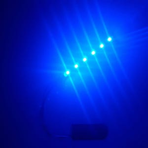 Blue LED strip Battery operation CR2032, Battery box, blue lighting, Light parties, Light project construction, Light games, blue LED Gaming