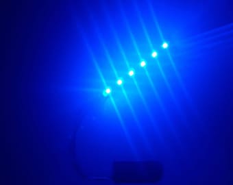Blue LED strip Battery operation CR2032, Battery box, blue lighting, Light parties, Light project construction, Light games, blue LED Gaming