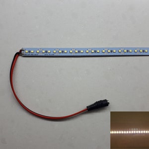 LED strip rigid, Hard aluminum LED strip, Color warm white light, DIY Lighting Projects, 12V led strip, Lighting cabinets, Desktop lighting