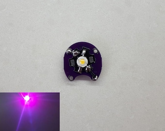 LED Purple button, Miniature light, Powered by CR2032 batteries, Party lighting, lighting Princess, Purple light, Small LED personal project