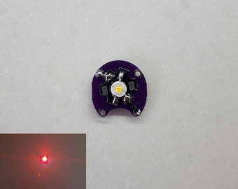 LED Red button, Miniature light, Powered by CR2032 batteries, Party lighting, lighting Princess, lighting Red, Small LED personal project