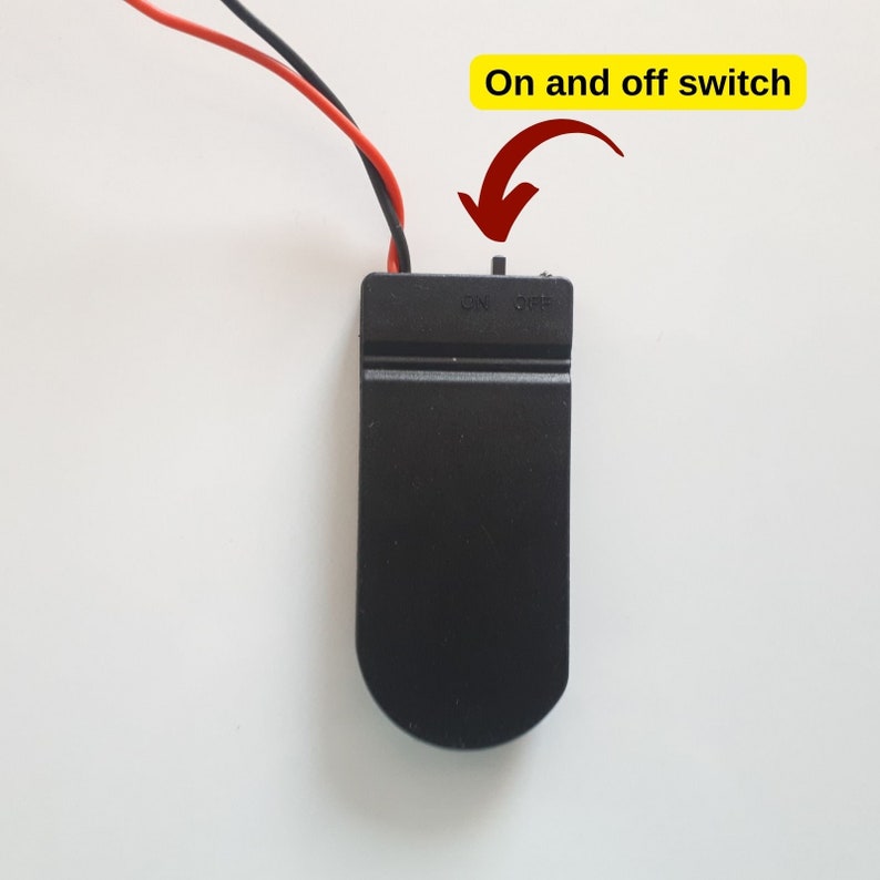 RED LED Strip Battery Operation CR2032, Battery Box, Red Lighting ...