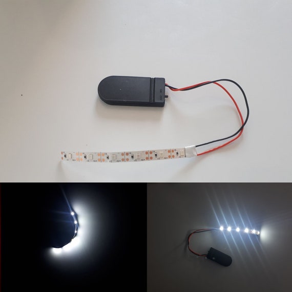 Cold White LED Strip Powered by CR2032 Batteries Party Lighting