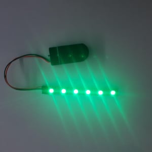 Green LED strip Battery operation CR2032, LED shelving, lighting cabinets, lighting rooms, LED furniture, led strip for lighting project