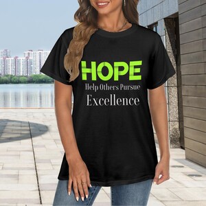 Inspirational T-Shirts | Empowerment Tees for Women | Black T Shirts | Positive Message GLOW