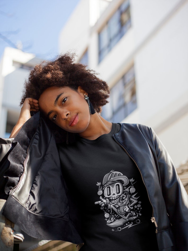 Free Shipping T-Shirt Women/'s and Mens Short Sleeve black Crew basic neck top Fun Tops For You And Him