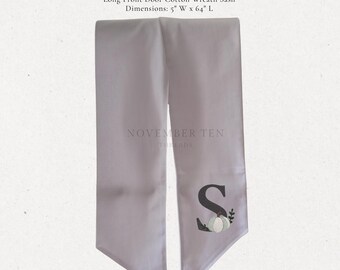 Fall Sash  – Pumpkin Sash – Fall Front Door Decor – Personalized Monogrammed Sash – Thanksgiving Wreath Accent – Embroidered Seasonal Decor