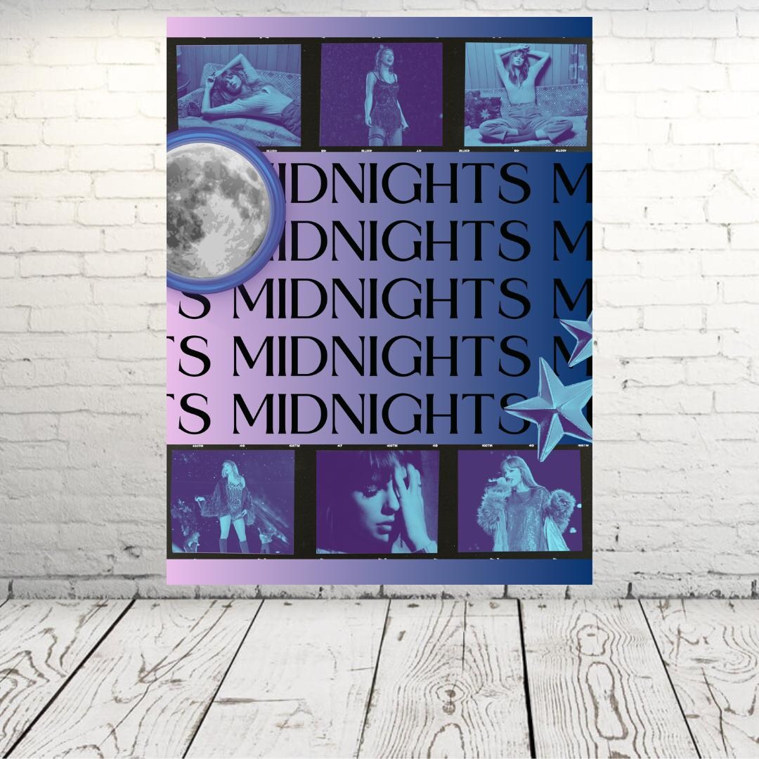 Taylor Swift Midnights Poster - Etsy