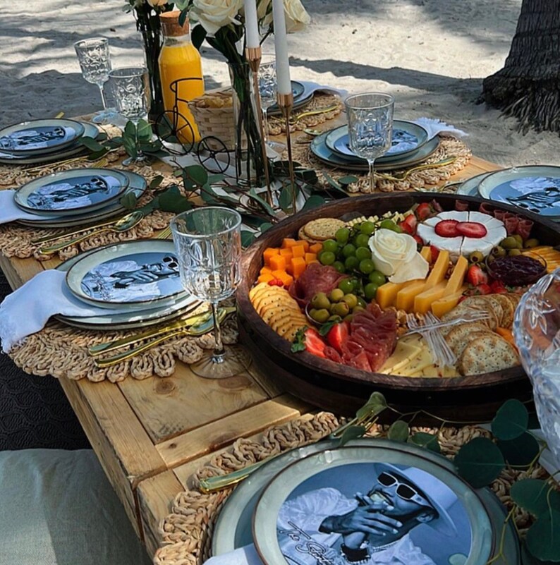 Personalized Charger Plate Insert Plate Insert Any Theme Etsy