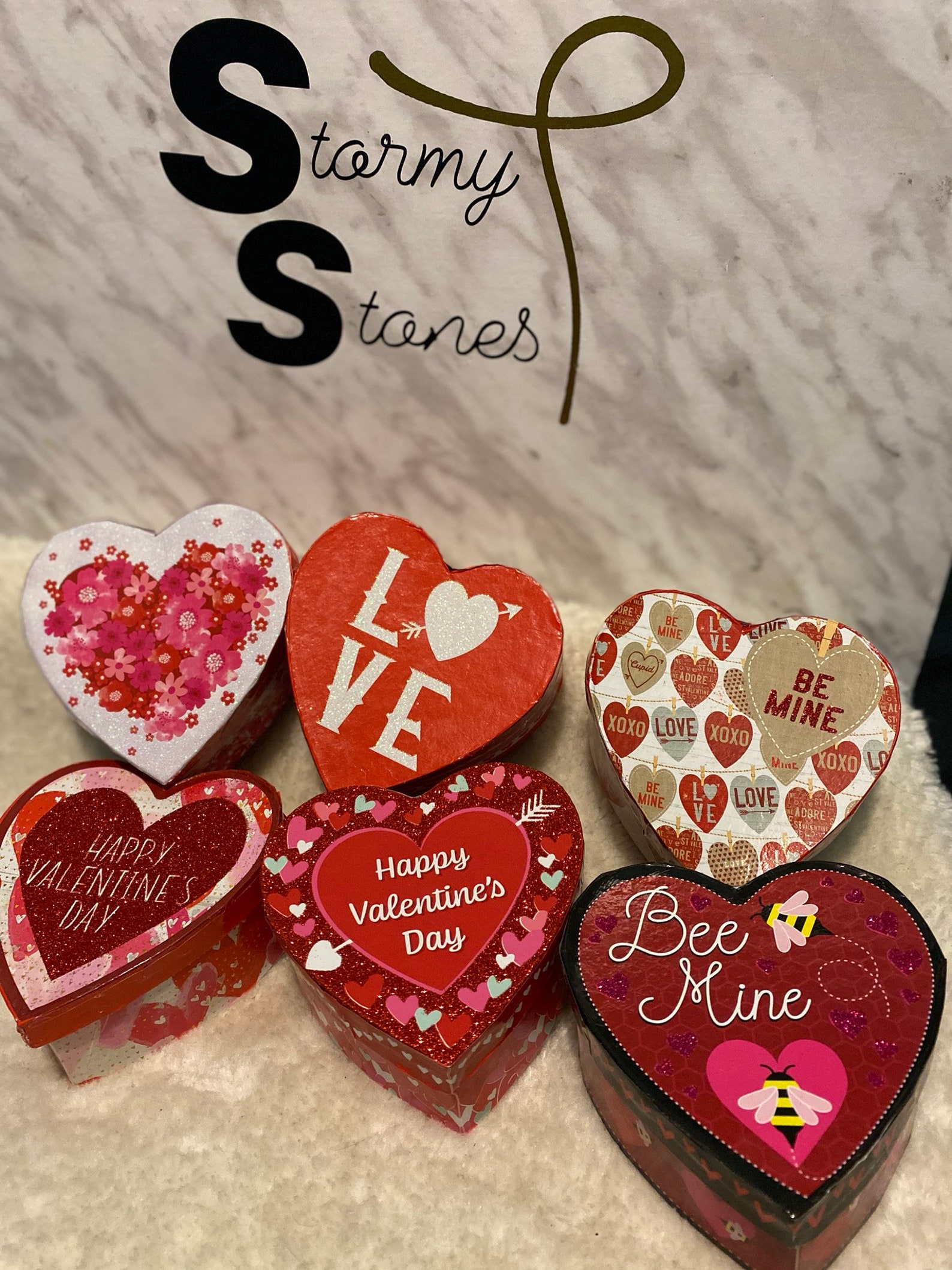 Valentines Day crystal boxes | Etsy