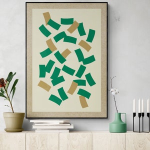 Abstract abundance art print series for home or office.