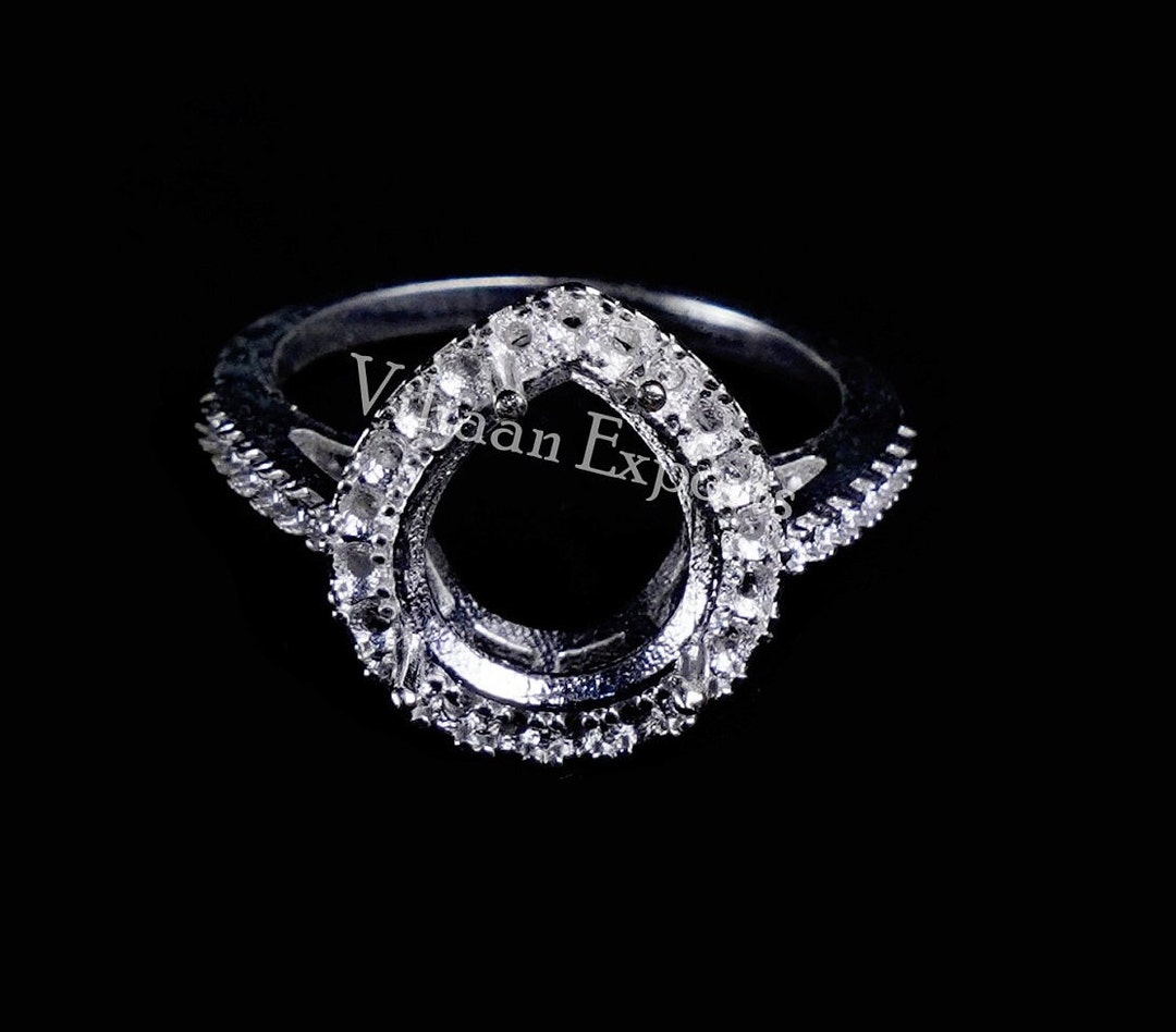 Ring Without R Ring mount ring mount without stone ring mount empty mount ring 925 ...