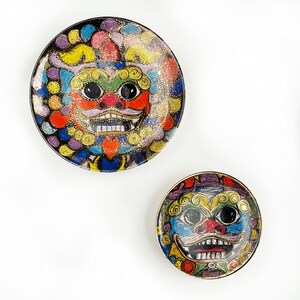シーサー SHİSA  Hand-painted Ceramic Plates with Shisa Guardians | Symbolizing Protection and Good FortuneMother&#39;s Day Gifts!