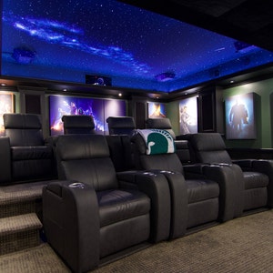 DIY Glow in the Dark Star Ceiling Kit, 3D Night Sky for Nursery, Bedroom, Kids, Adults, Home Theater, Easy Install (5 Customizable Options)