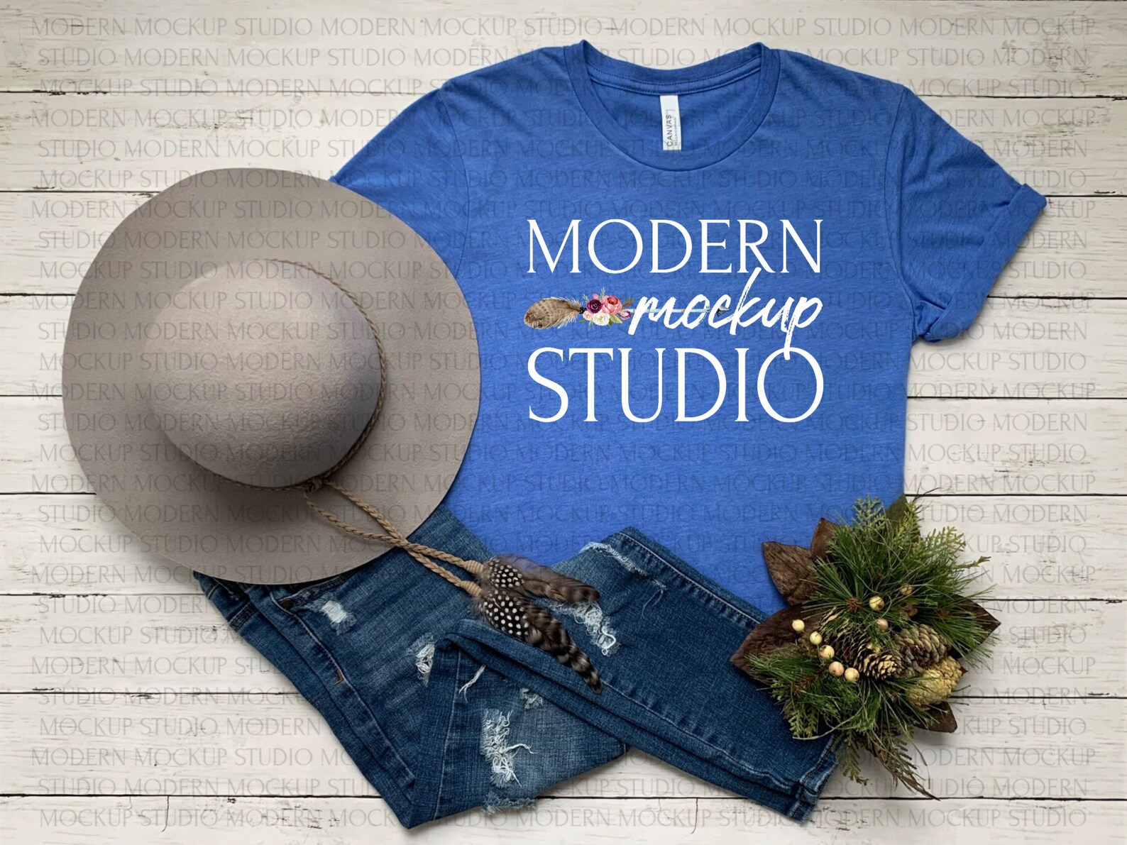 Download Bella Canvas 3001 Heather Columbia Blue Unisex T-shirt ...