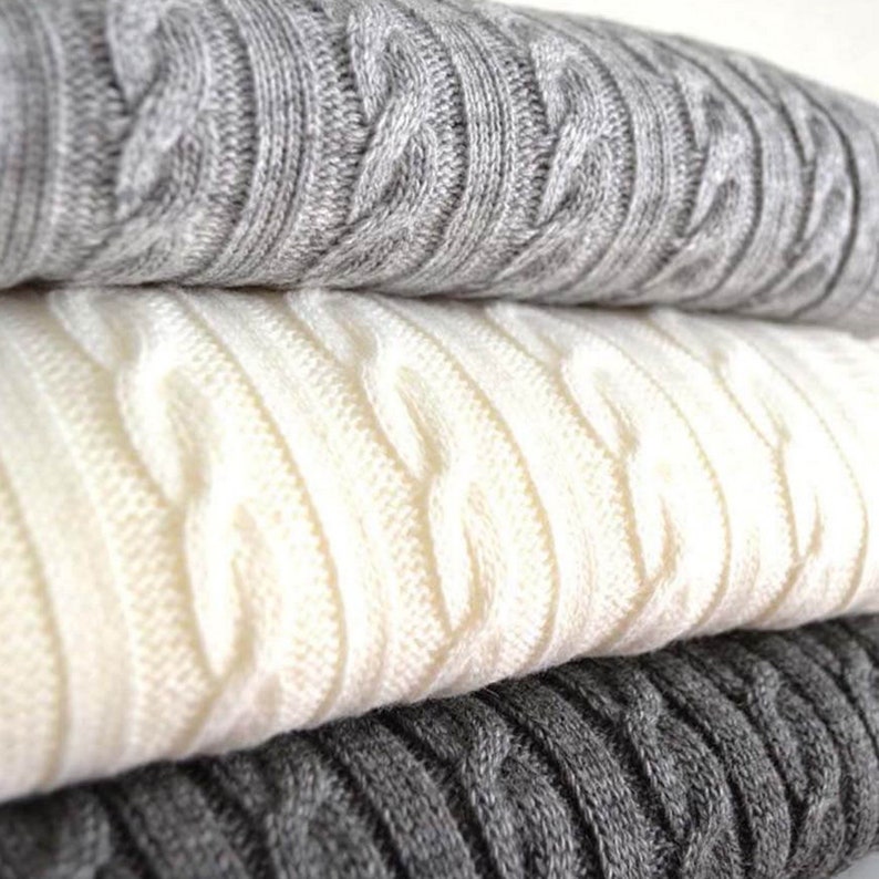 Knit Baby Blanket white baby blanket wool baby blanket newborn Etsy